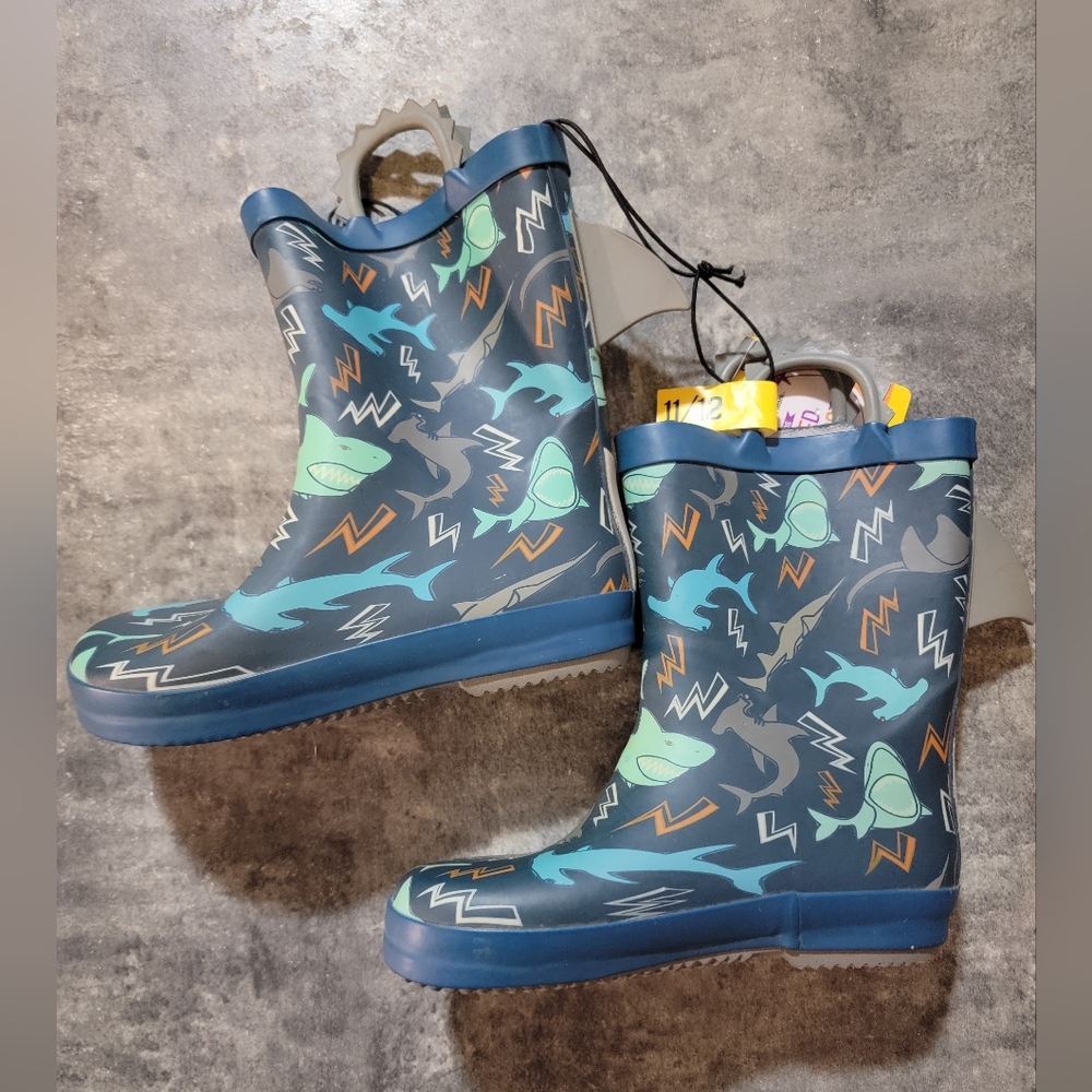 Member's Mark Boy's Easy Pull-On Lined Waterproof Rain Boots